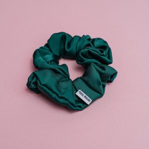 Gumka do włosów typu scrunchie - Zmysłowa Zieleń