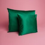 Poszewka satynowa zieleń