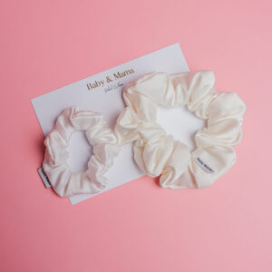 Subtelne Ecru - scrunchie dziecięca - obrazek 7