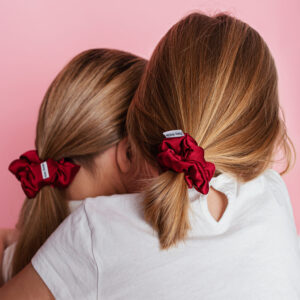 Boska Czerwień - scrunchie dziecięca - obrazek 3