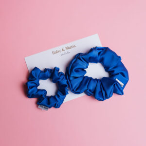 Szafirowy Blask - scrunchie dziecięca - obrazek 9